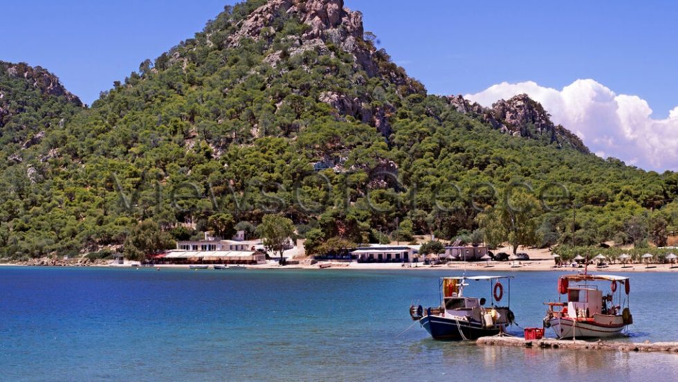 Το ειδυλλιακό τοπίο στη λίμνη Ηραίου